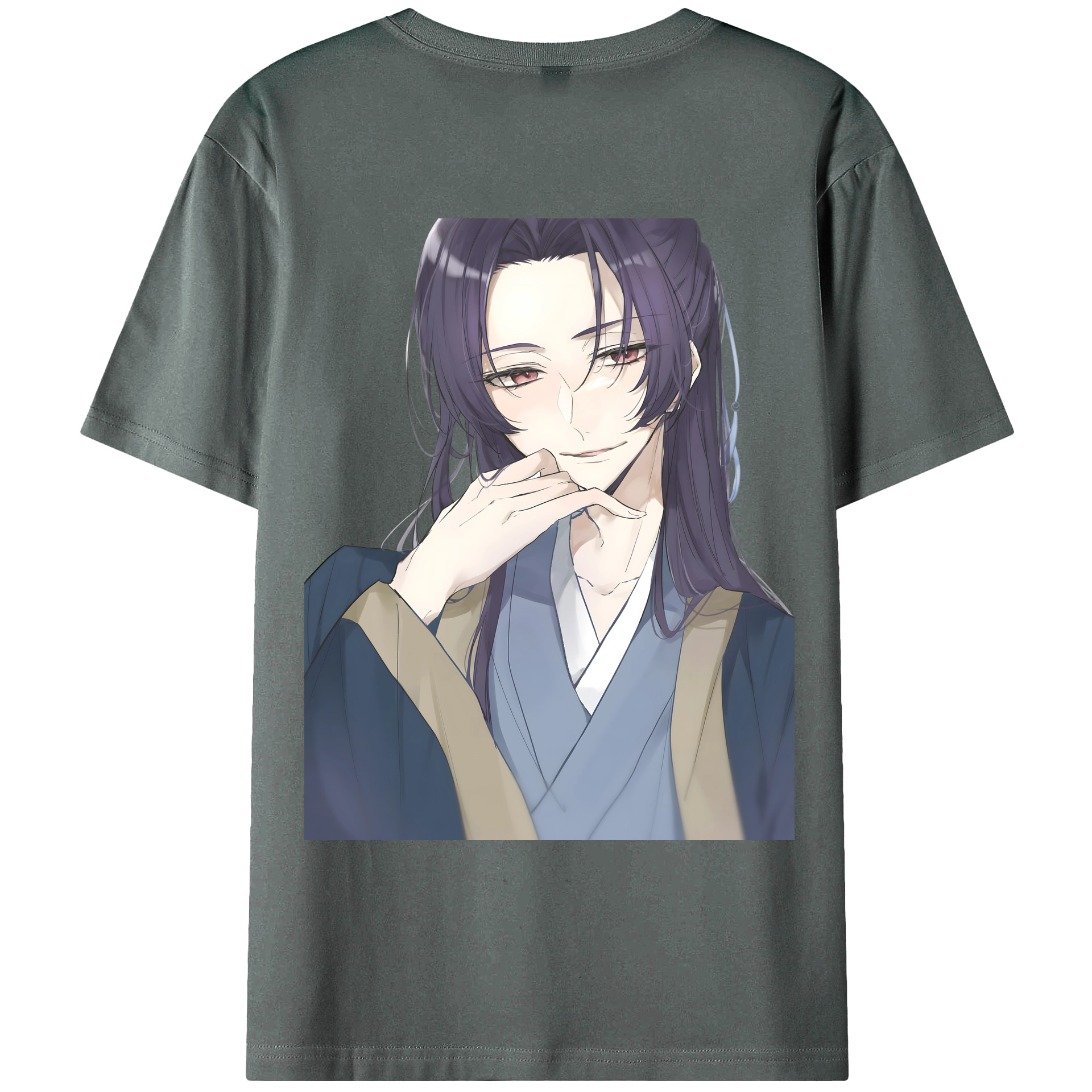 （画像用） 薬屋のひとりごと The Apothecary Diaries 綿100％ メンズ半袖Tシャツ（バックプリント） 通気性